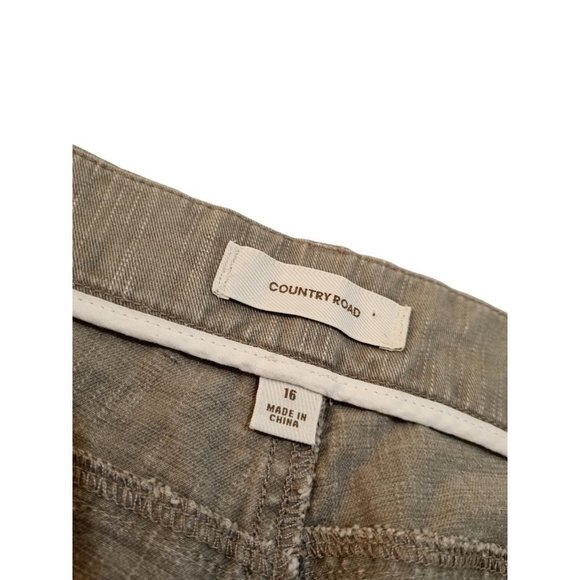 Country Road Womens Grey Straight Leg Jeans - Plus Size 16 - Picture 6 of 8